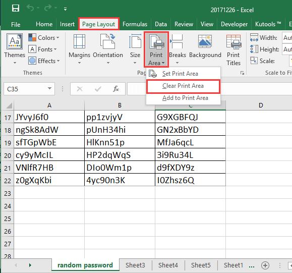 Cách khắc phục sự cố in thường gặp trong Excel